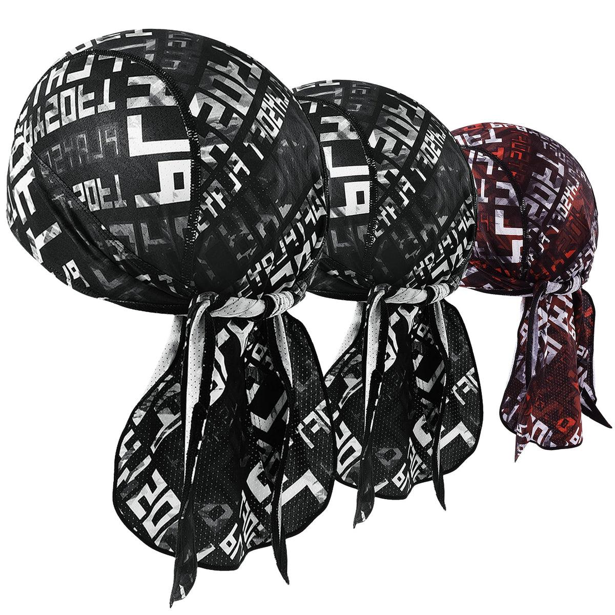 3-Pack Durag Beanie Skull Cap Helmet Liner