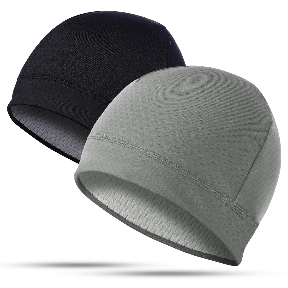 2-Pack Thermal Fleece Skull Cap Beanie