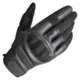 MVPTOO full-finger riding glove black — back of hand