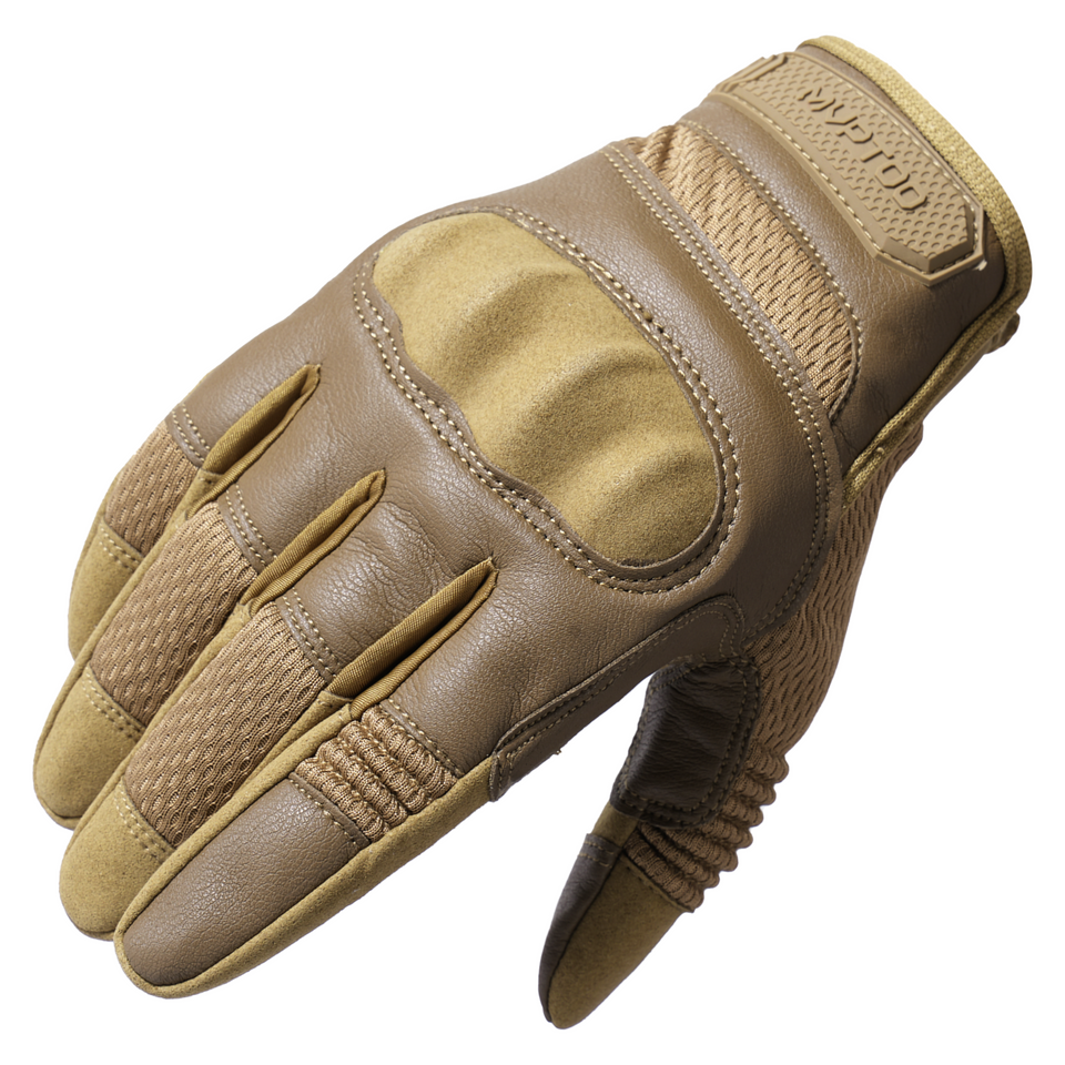MVPTOO Full Finger Riding Glove — Brown