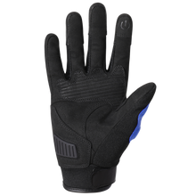 Gants de moto en cuir de chèvre MVPTOO — Bleu