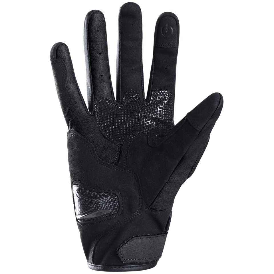 Gants de motocross en peau d'agneau MVPTOO — Noir