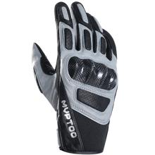 Gants MVPTOO en peau de chèvre pour motocross — Gris