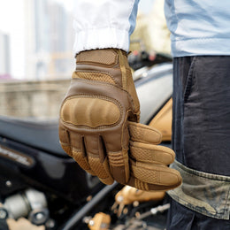 MVPTOO B22 Full Finger Riding Glove backhand front product photo