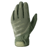 MVPTOO Cold Weather Touchscreen Glove in Green — back of hand