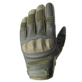 MVPTOO Full Finger Riding Glove in Green — back of hand