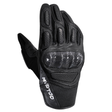 Gants de motocross en peau d'agneau MVPTOO — Noir