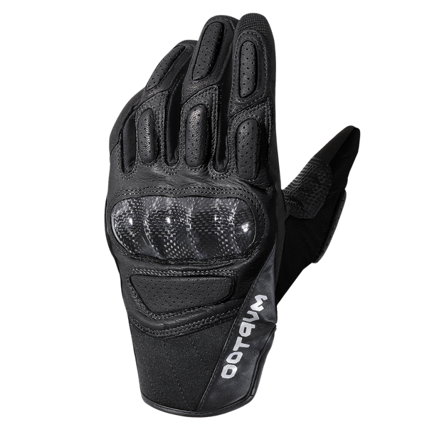 MVPTOO Goatskin Motocross Glove — Black