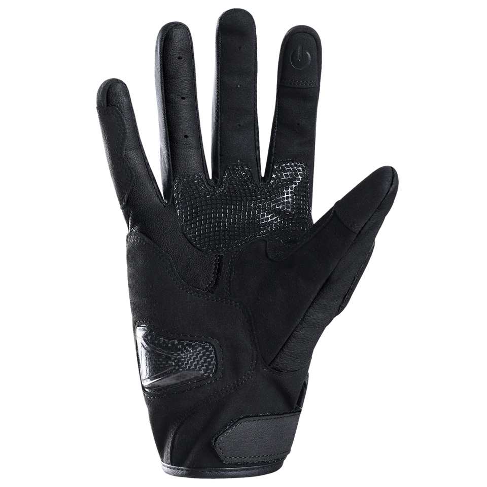 Gants de motocross en peau d'agneau MVPTOO — Noir