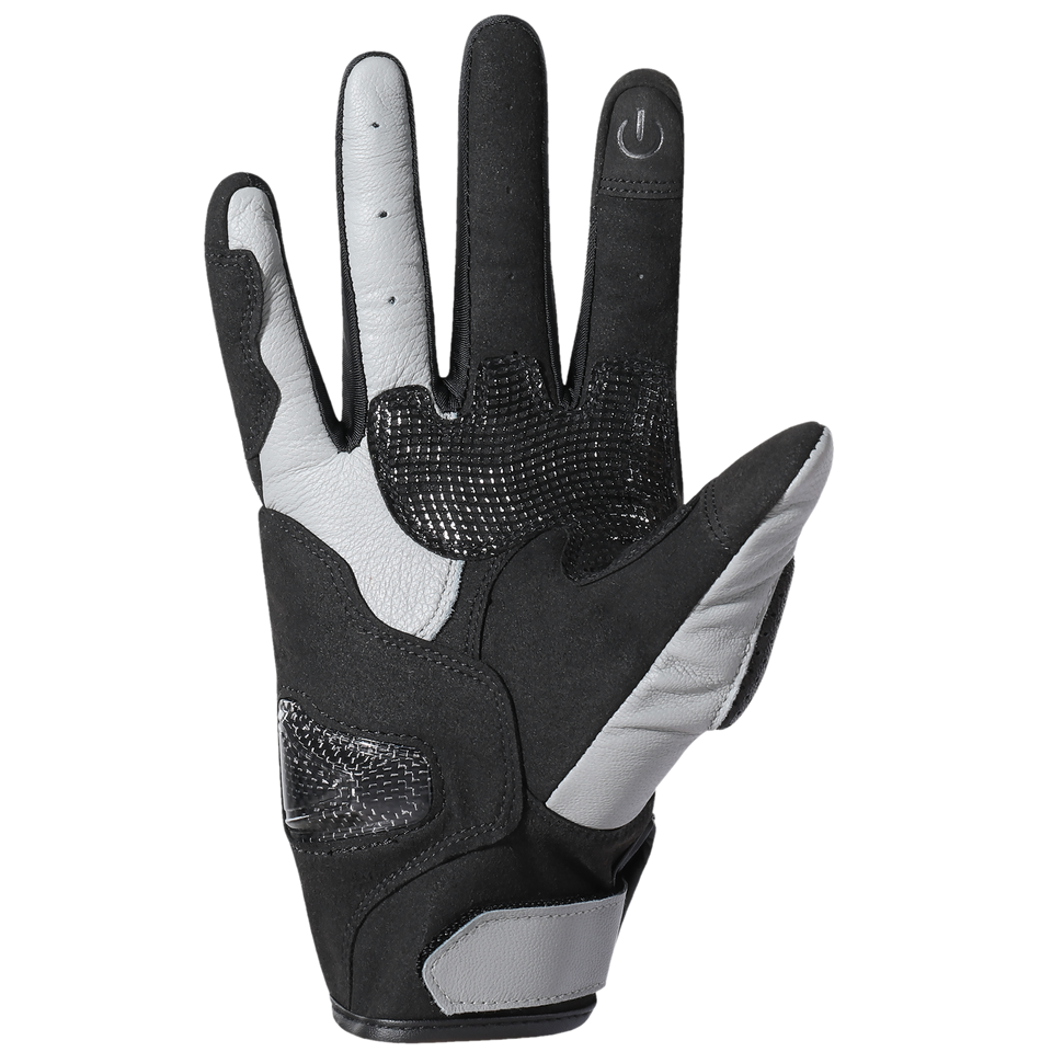 Gants MVPTOO en peau de chèvre pour motocross — Gris