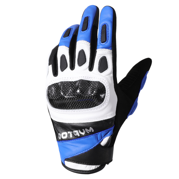 MVPTOO Goatskin Riding Glove — Blue
