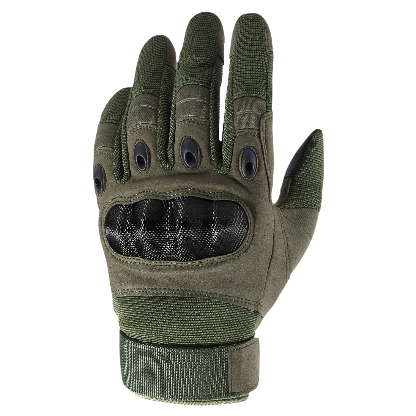MVPTOO Hard-Knuckle Tactical Glove — Green