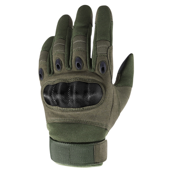 MVPTOO Hard-Knuckle Tactical Glove — Green
