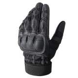 MVPTOO Moto Grip Glove in Black — back of hand
