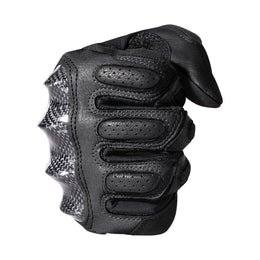 MVPTOO YM-03 Women's Goatskin Motocross Glove backhand front product photo