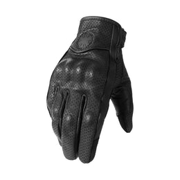 MVPTOO YM-04 Leather Riding Glove backhand front product photo