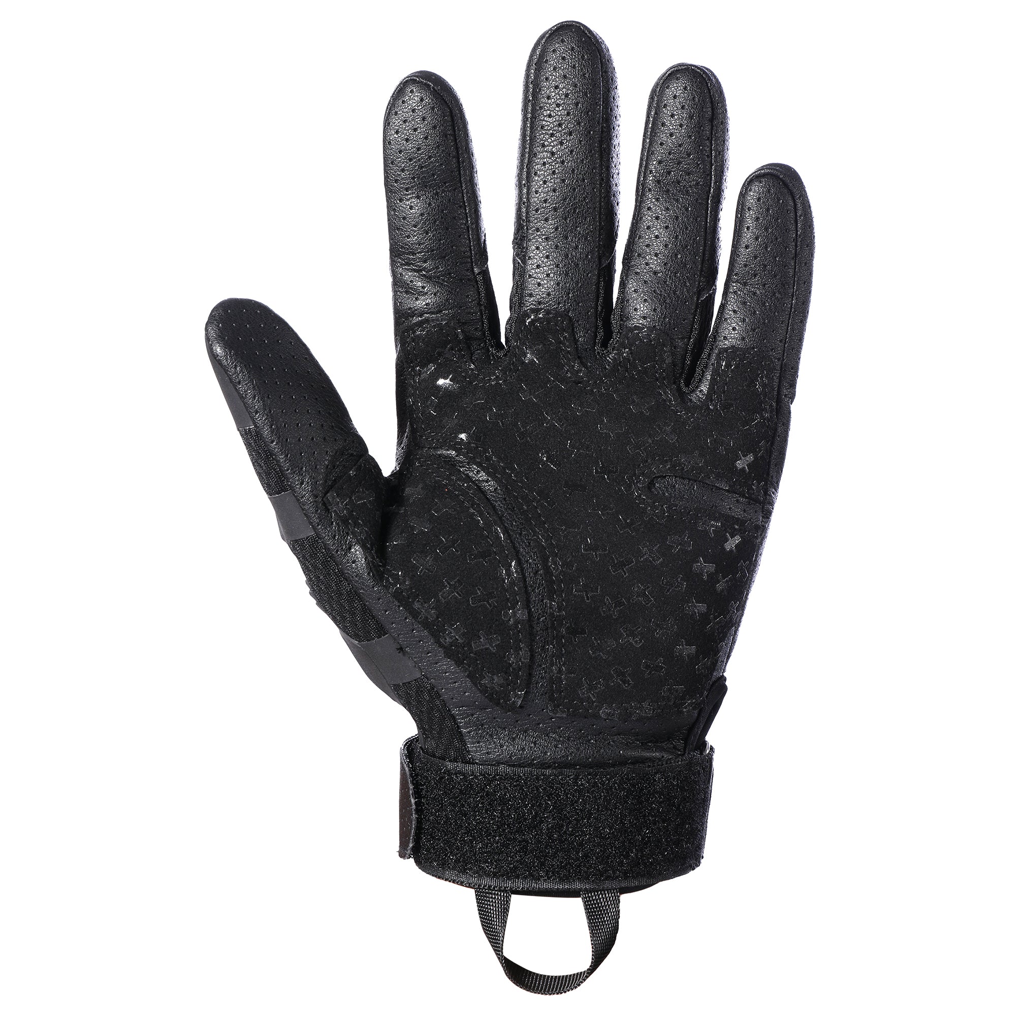 MVPTOO B30 black motorcycle glove palm grip texture
