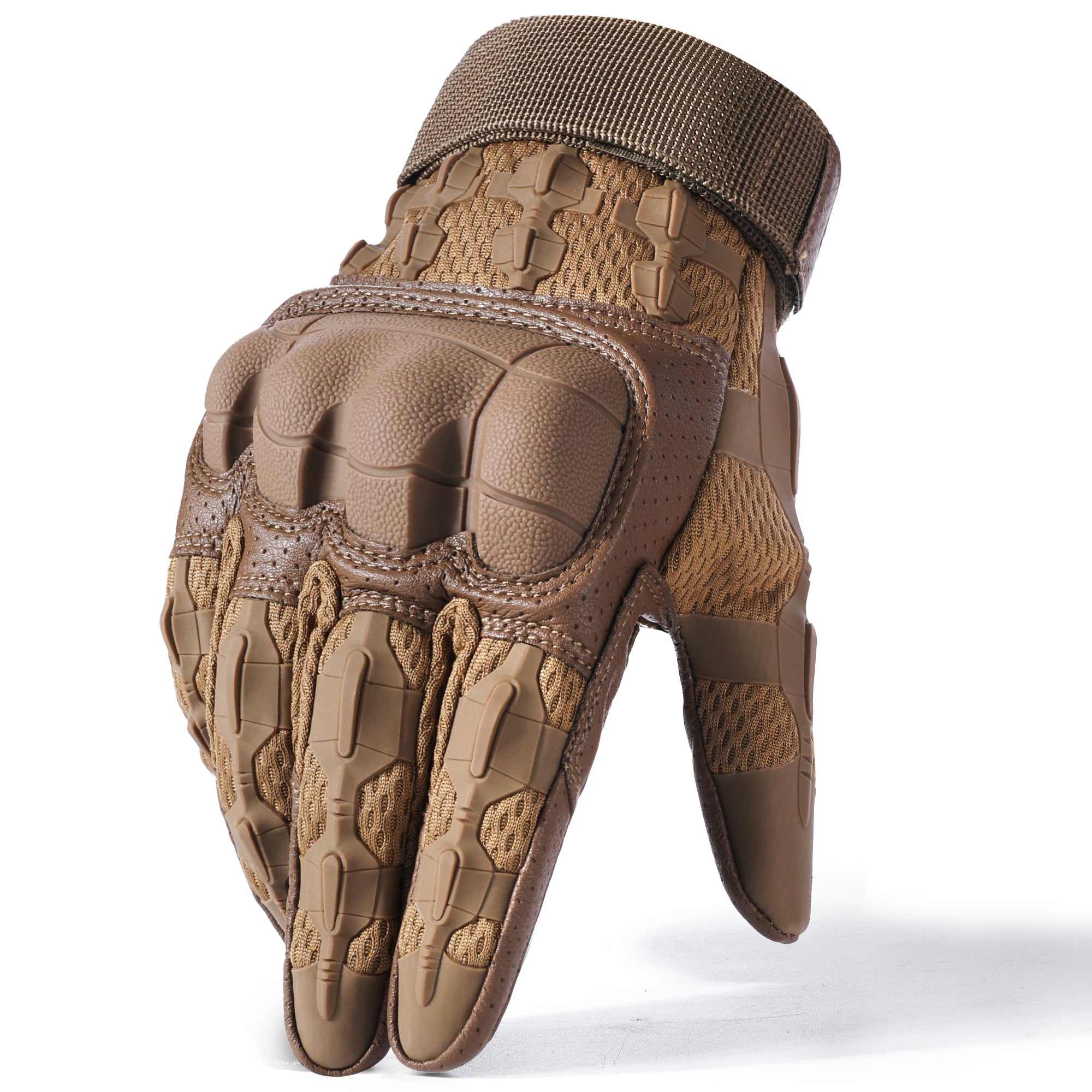 MVPTOO B30 brown motorcycle glove main studio angle