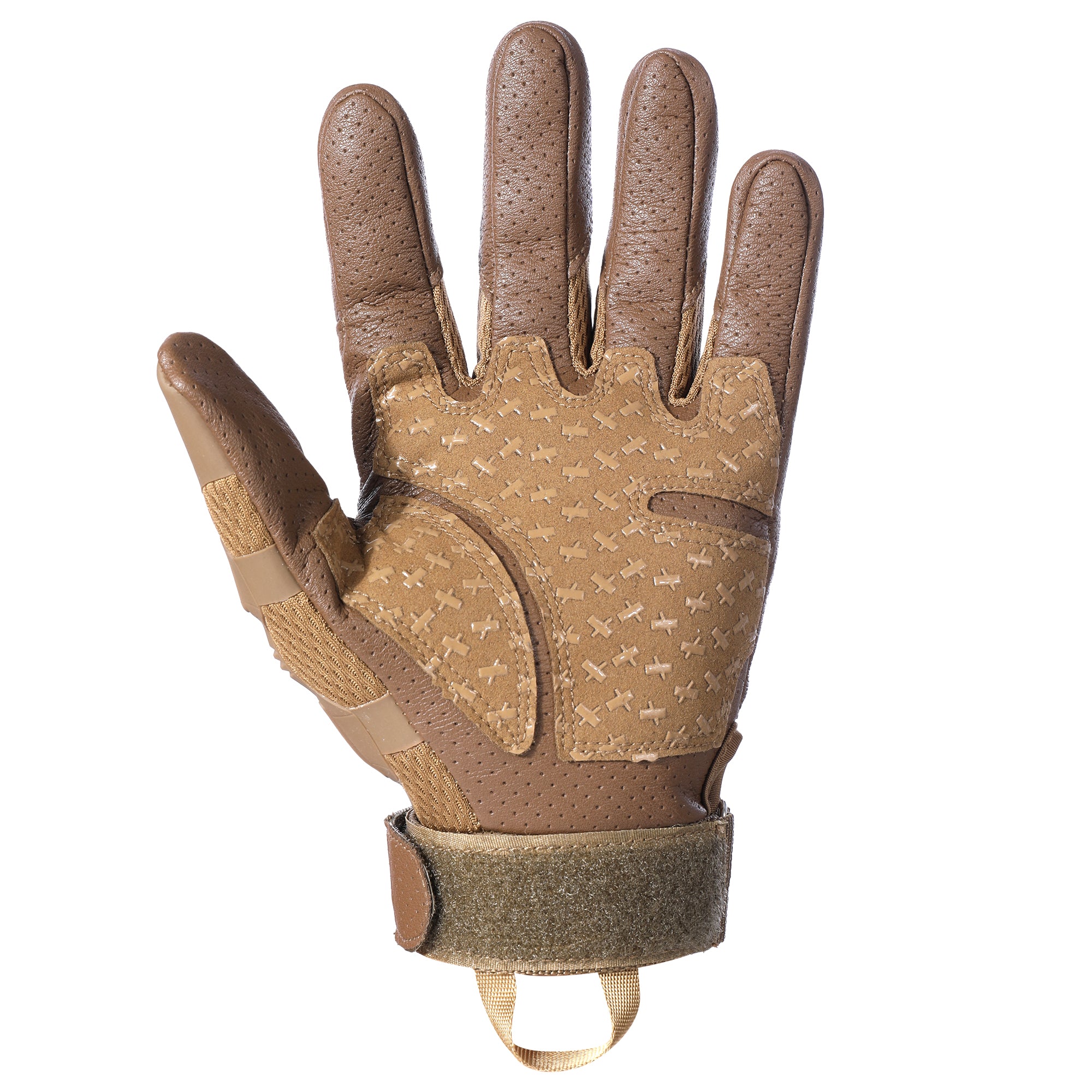MVPTOO B30 brown motorcycle glove palm grip texture