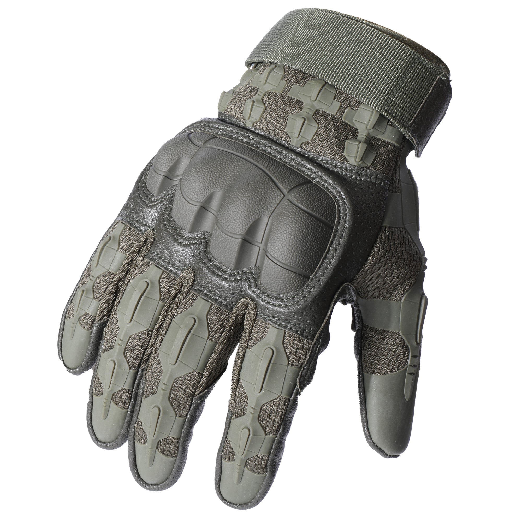MVPTOO B30 green motorcycle glove backhand structure