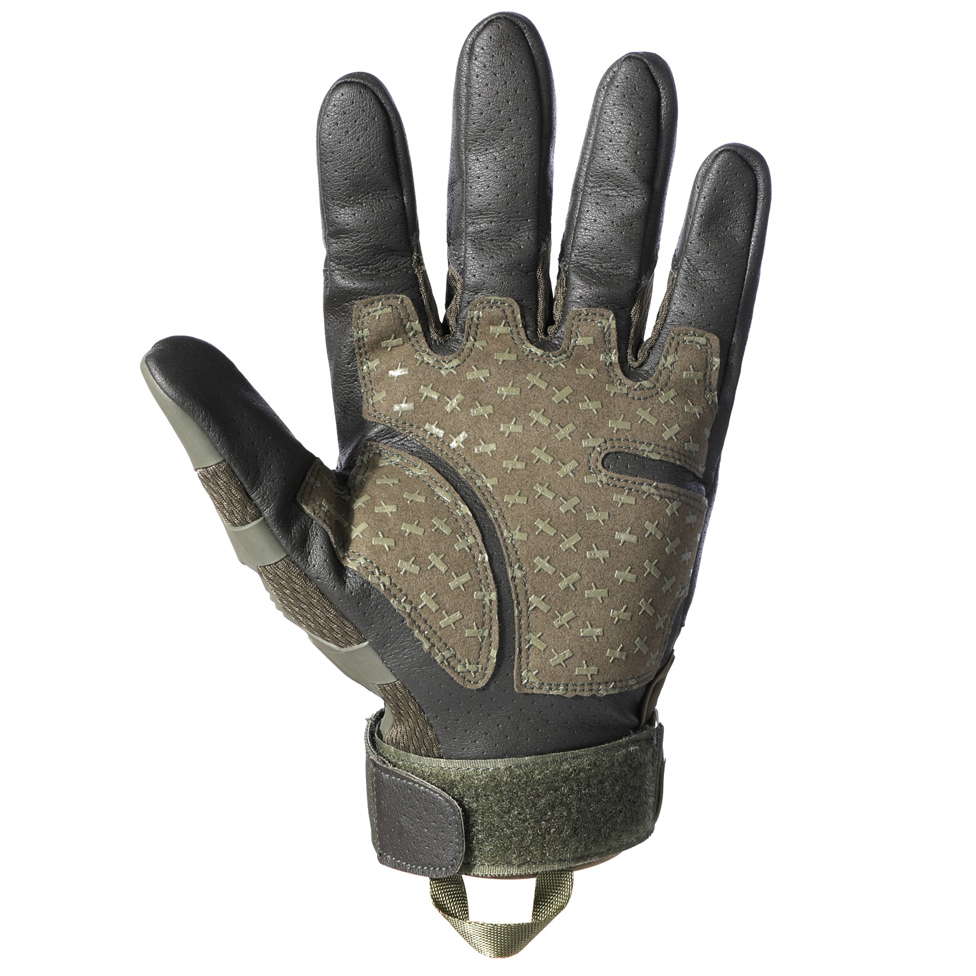 MVPTOO B30 green motorcycle glove palm grip texture