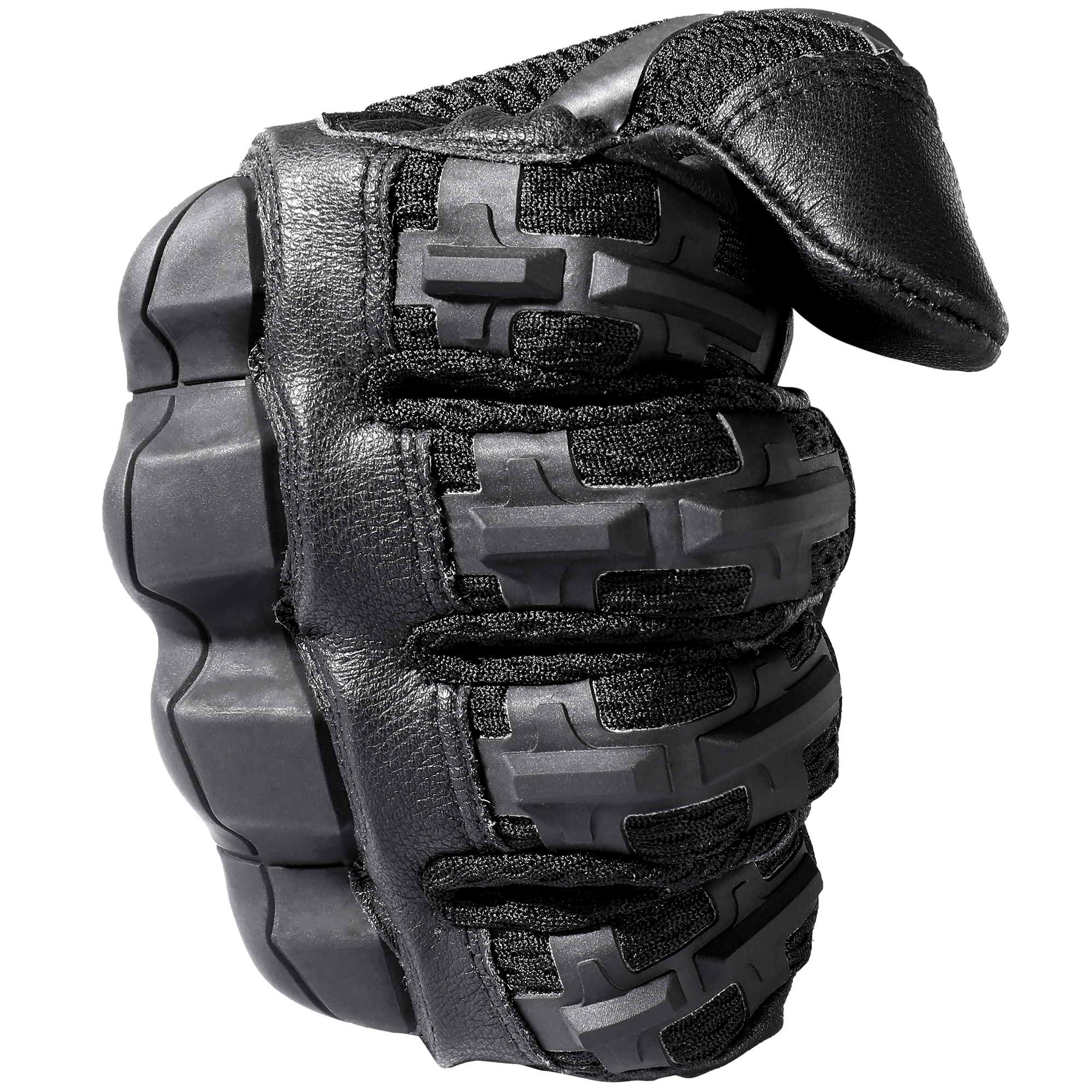 MVPTOO B36 black motorcycle glove side shell angle