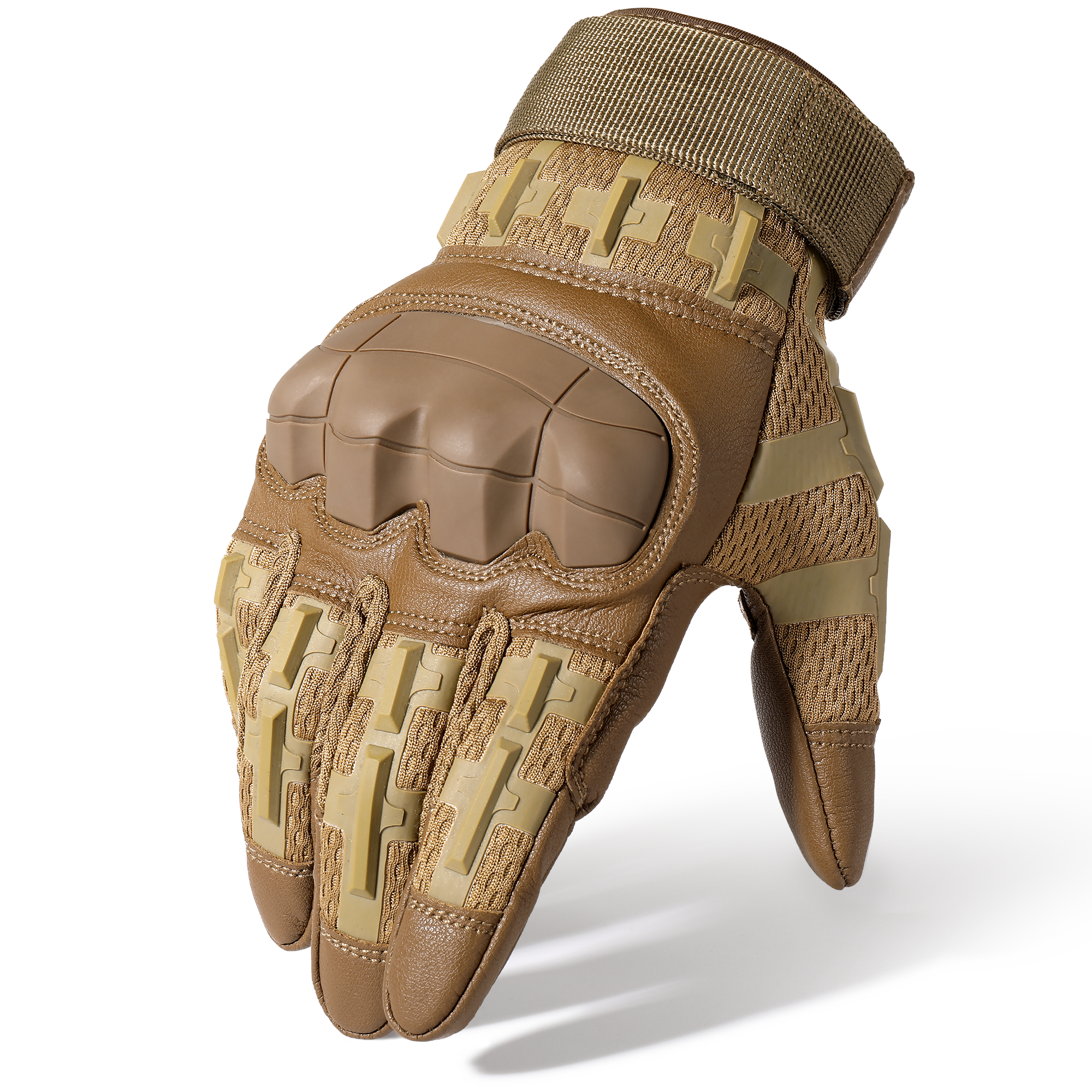 MVPTOO B36 brown motorcycle glove main studio angle