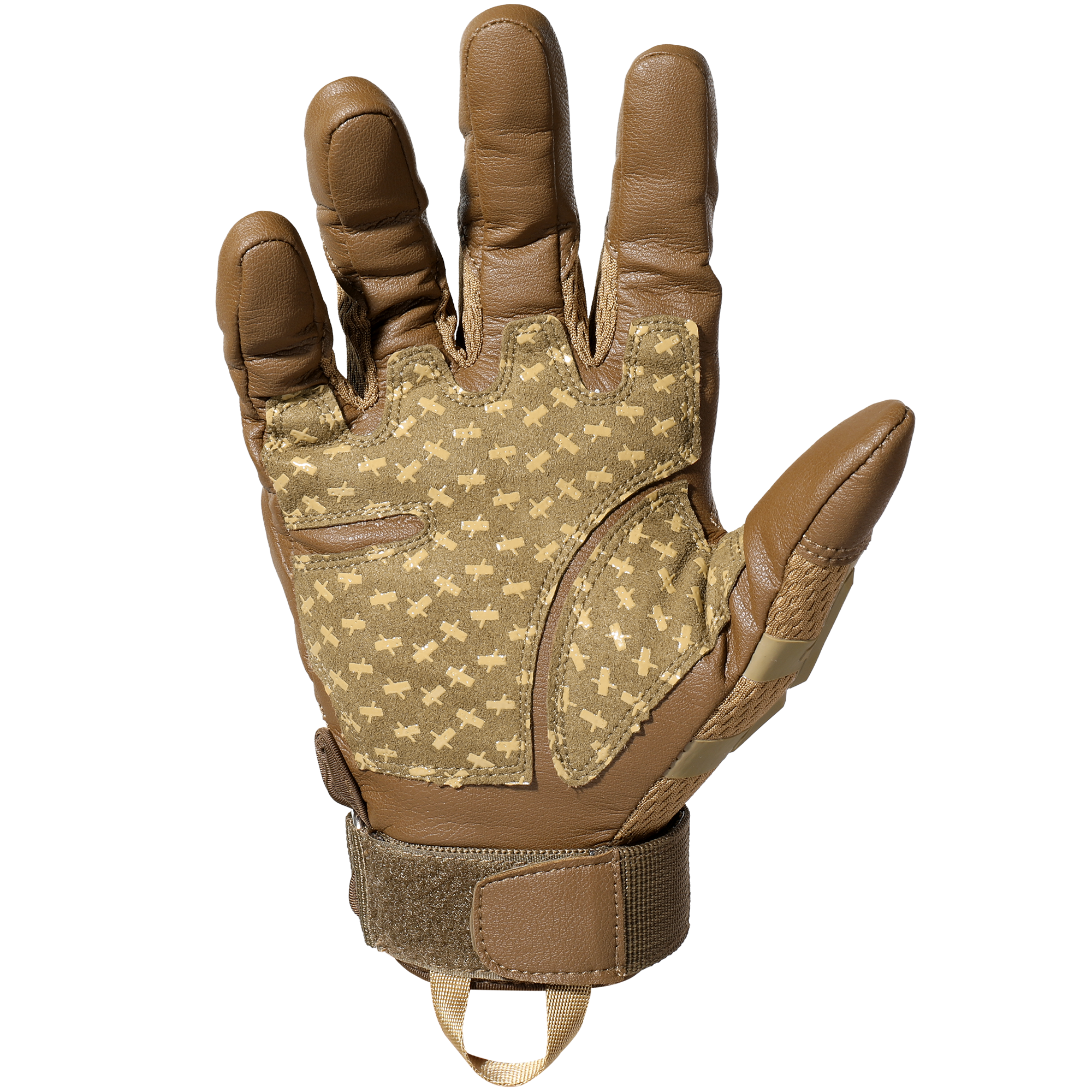 MVPTOO B36 brown motorcycle glove palm grip texture