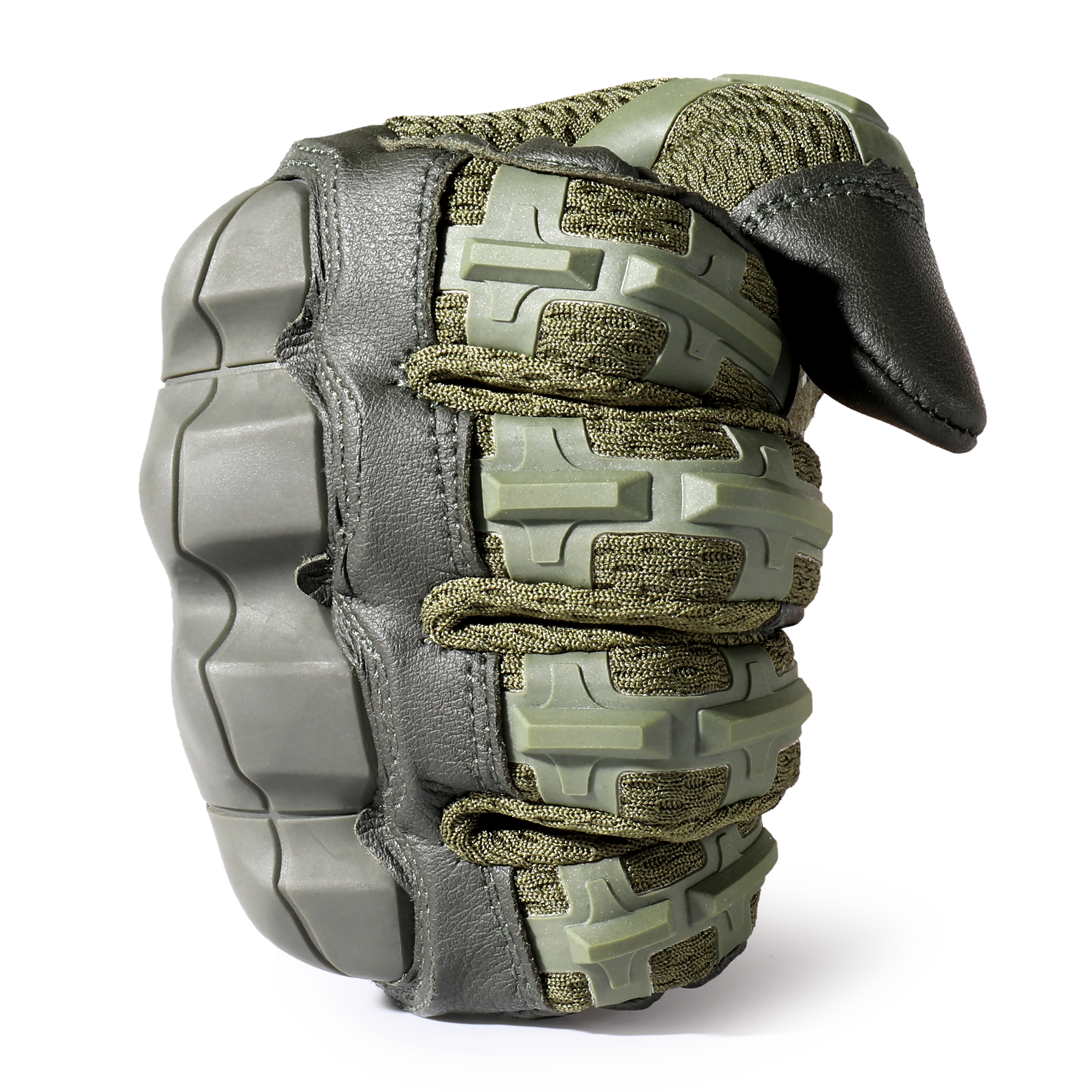 MVPTOO B36 green motorcycle glove side shell angle